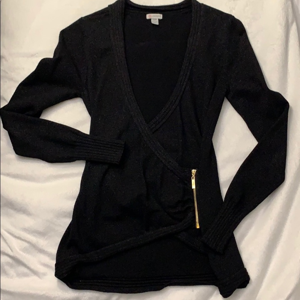 Black glitter sweater